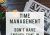 Management : Make Time For Everything With Only One Thing – Time Management Advice
