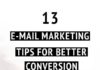Marketing strategies : 13 Email Marketing Tips for Affiliate Marketing
