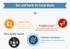 Marketing strategies : 13 Social Media Dos & Don’ts for a Successful Online Marketing Strategy – Infographic