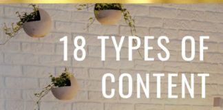 Marketing strategies : 18 Types of Content Marketing You Can Use To Grow Your Business