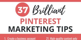 Marketing strategies : 37 Brilliant Pinterest Marketing Tips (to Increase Your Website Traffic in 2018)