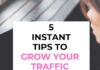 Marketing strategies : 5 Instant Tips To Grow Your Traffic From Pinterest – Free Traffic Challenge