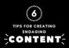 Marketing strategies : 6 tips for creating engaging content #infographics #content #tips #bullets