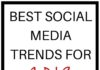 Marketing strategies : Best Social Media Trends for 2019