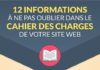 Marketing strategies : Infographie : “Ces informations à ne pas oublier dans le cahier des charges de …