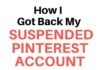 Marketing strategies : My 24,375 Followers Pinterest Account Got Suspended: Here Is What I Did
