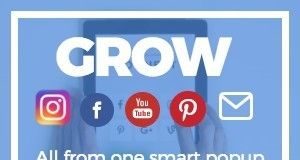 Marketing strategies : One smart pop-up to grow your email list, Instagram, YouTube, Facebook, and Pint…