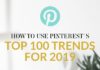 Marketing strategies : Pinterest Marketing Expert: Trends for 2019 w/ tips to leverage them