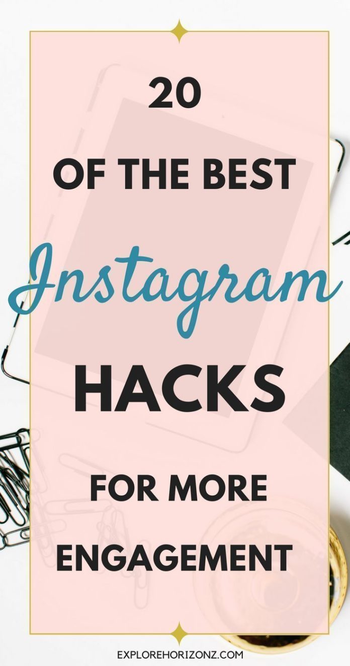 Marketing strategies : The top 20 best tips, tricks and hacks to boost your Instagram engagement! - InfographicNow.com - Your Number One Source For daily infographics & visual creativity
