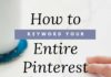 Marketing strategies : Why You Should be Using Keywords on Pinterest