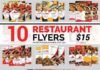 Medical infographic : 10 Restaurant Flyers Bundle 90% OFF. Flyer Templates
