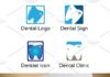 Medical infographic : 4 Dental Dentist Health Clinic Logo. Medical Infographic