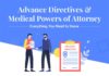 Medical infographic : Advance Directives & Medical Powers of Attorney: Everything You Need to Know