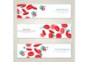 Medical infographic : Blood Banners Horizontal. Medical Infographic. $6.00