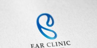 Medical infographic : Ear Logo. Medical Infographic