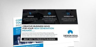 Medical infographic : Insurance Agent Postcard Template. Creative Card Templates