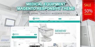 Medical infographic : Medical Equipment Magento Theme. Medical Infographic