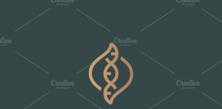 Medical infographic : Medical infographic : DNA vector logo design template. Modern medical logotype. Laboratory science ico…