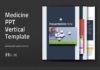 Medical infographic : Medicine PPT Vertical Template