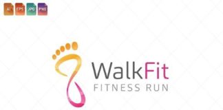 Medical infographic : Podiatry / Fitness Logo Template 15. Medical Infographic