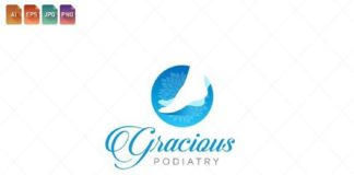 Medical infographic : Podiatry Logo Template 10. Medical Infographic