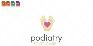 Medical infographic : Podiatry Logo Template 13. Medical Infographic