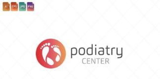 Medical infographic : Podiatry Logo Template 14. Medical Infographic
