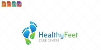 Medical infographic : Podiatry Logo Template 16. Medical Infographic