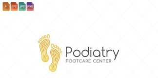 Medical infographic : Podiatry Logo Template 17. Medical Infographic