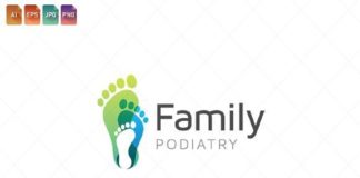 Medical infographic : Podiatry Logo Template 24. Medical Infographic