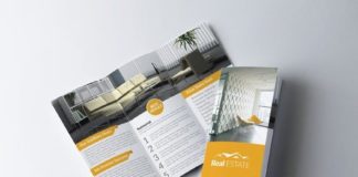 Medical infographic : Real Estate Trifold Brochure. Medical Infographic