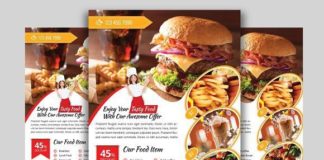 Medical infographic : Restaurant Flyer. Vol-09. Flyer Templates