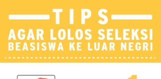Psychology : 5 Tips Agar Lolos Seleksi Beasiswa ke Luar Negri. (Infographic)