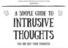 Psychology : Intrusive Thoughts Infographic