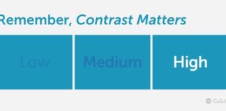 Psychology : Psychology : Remember, contrast matters.