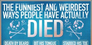 Psychology : The Funniest and Weirdest Ways People Have Actually Died