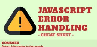 Science infographic – Basic Javascript Error Handling