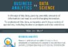 Science infographic – Business Analytics vs. Data Science Infographic.
