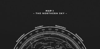 Science infographic – Carte I – Le Ciel du Nord sur