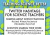 Science infographic – Click for all the links in this Guide to Twitter for Science Teachers – Hashtags…