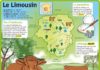 Science infographic – Educational infographic : Fiche exposés : Le Limousin…