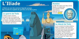 Science infographic – Educational infographic : Fiche exposés : L’Iliade