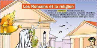 Educational infographic : Les Romains et la faith – #la #les #religion #romains