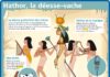 Science infographic – Fiche exposés : Hathor, la déesse-vache