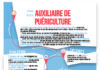 Science infographic – Le métier d’auxiliaire de puériculture