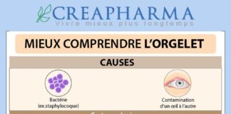 Science infographic – Mieux comprendre l’orgelet, un petit furoncle au niveau d’un cil #orgelet #cil