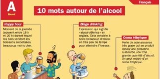 Science infographic – Science infographic – 10 mots autour de l’alcool