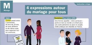 Science infographic – Science infographic – 4 expressions autour du mariage pour tous
