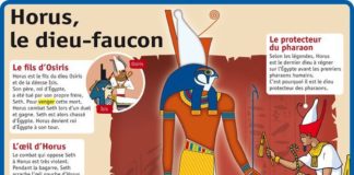 Science infographic – Science infographic – Fiche exposés : Horus, le dieu-faucon