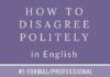 Science infographic – how to disagree politely